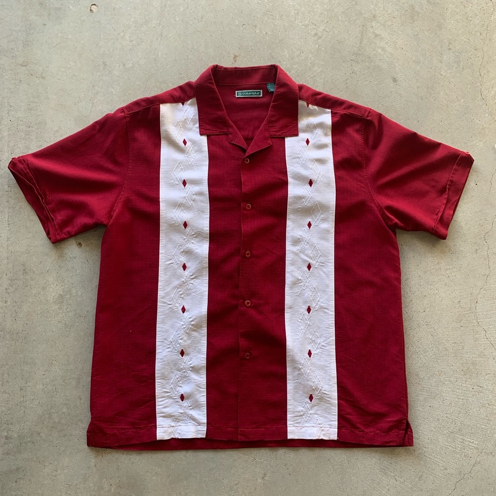 Cuban button up shirt